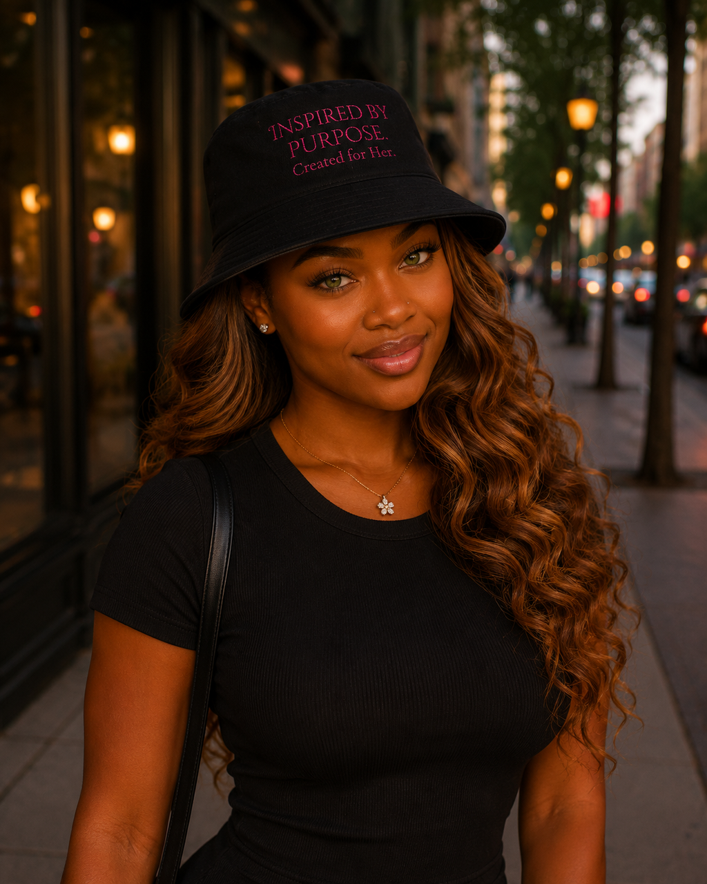 Inspired by Purpose Embroidered Bucket Hat