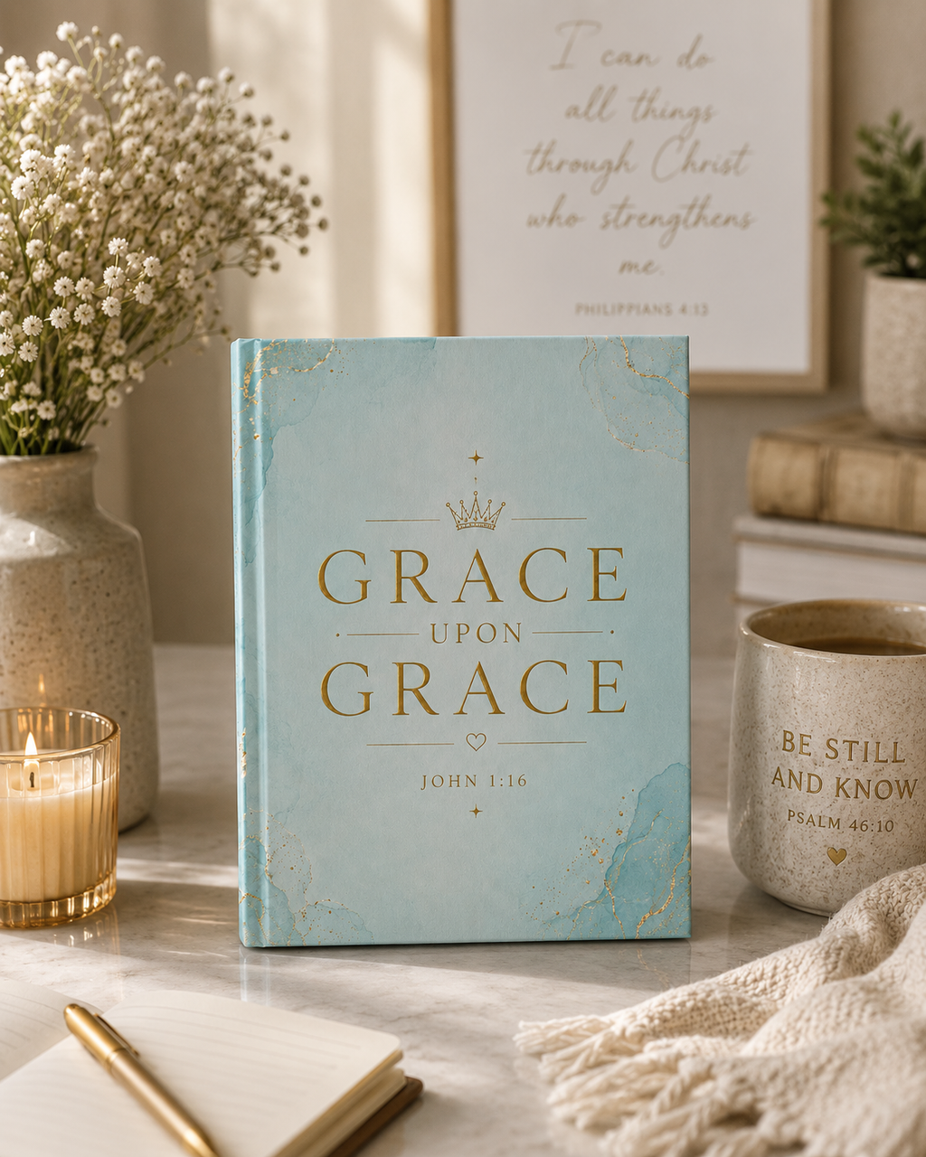 Grace Upon Grace Hardcover Journal
