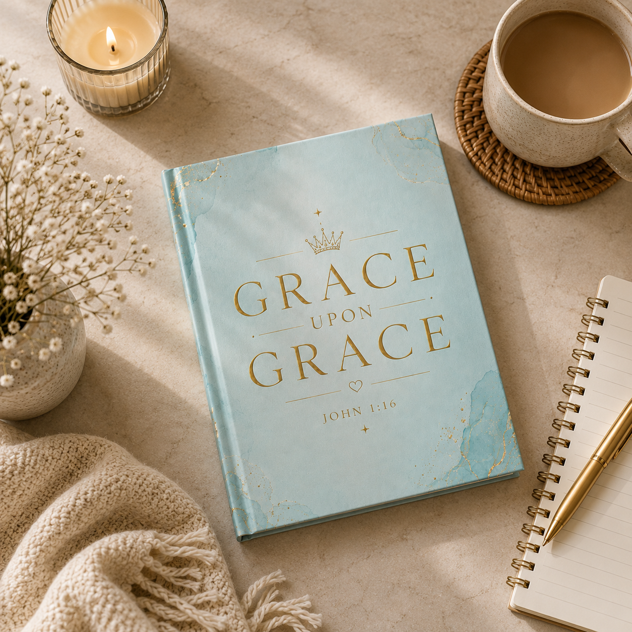 Grace Upon Grace Hardcover Journal