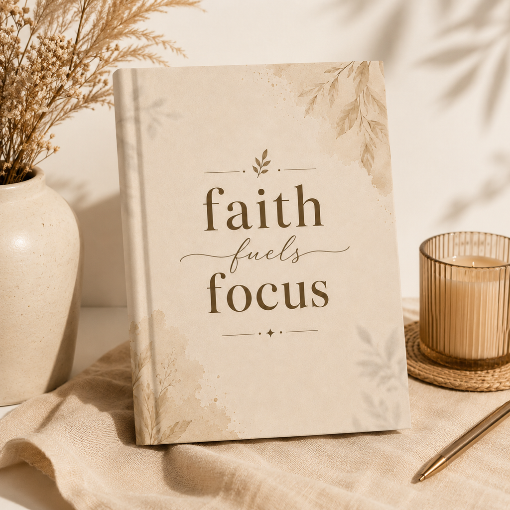 Faith Fuels Focus Hardcover Journal