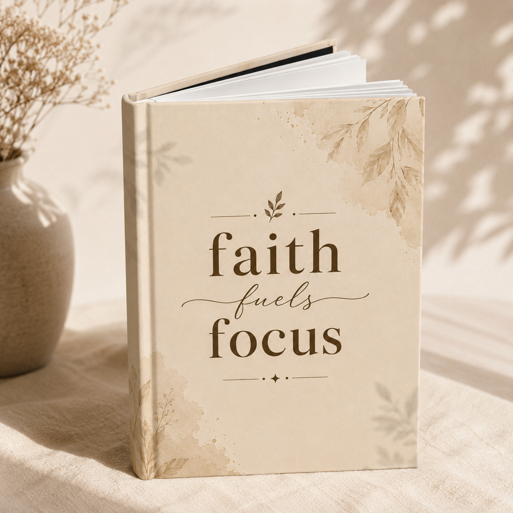 Faith Fuels Focus Hardcover Journal